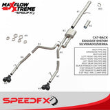 SpeedFX MaxFlow Xtreme Cat Back System (MPN: 50102)