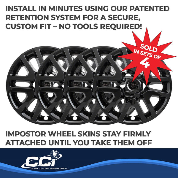 Coast To Coast Impostor Wheel Skin 16 Inch (MPN: IWCIMP427BLK)