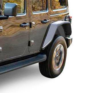 Black Horse Off Road Fender Flares (MPN: TFFJL2)