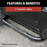 Aries 3 Inch Round Nerf Bar (MPN: 204018)