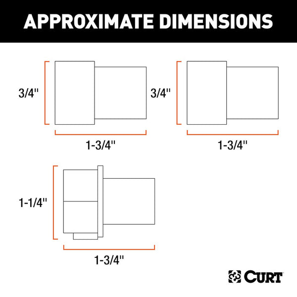 CURT Trailer Wiring Connector Relay Kit (MPN: 57000)