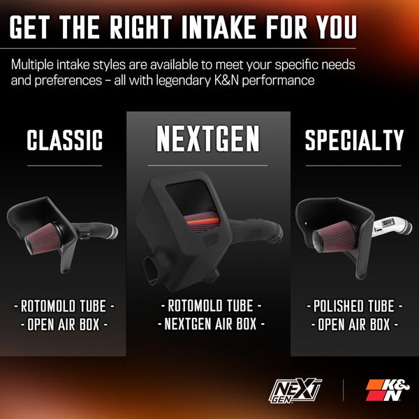 K&N Cold Air Intake System (MPN: 50-9036)