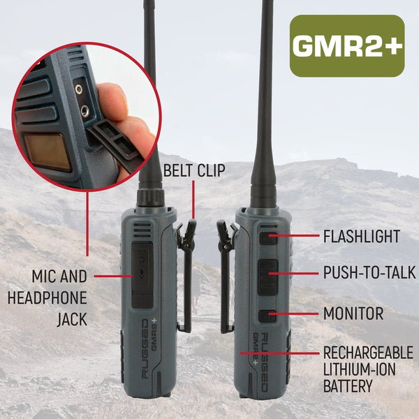 Rugged Radios GMRS Handheld Radio (MPN: GMR2-PLUS)