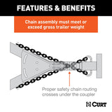 Heavy-Duty Trailer Safety Chain (MPN: 80316)