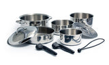 Camco Stainless Steel Nesting Cookware Set (MPN: 43921)
