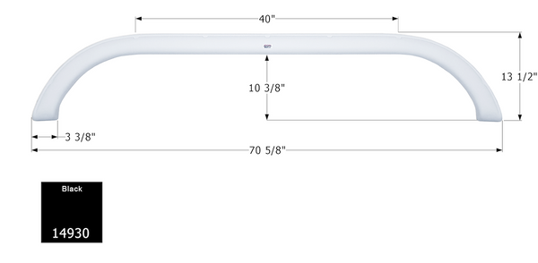 Icon Fender Skirt for Tandem Axle RVs (MPN: 14930)