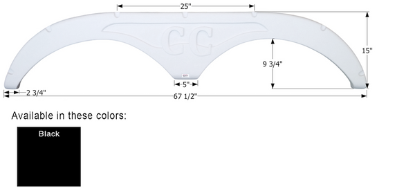 Icon Fender Skirt for Tandem Axle (MPN: 14518)