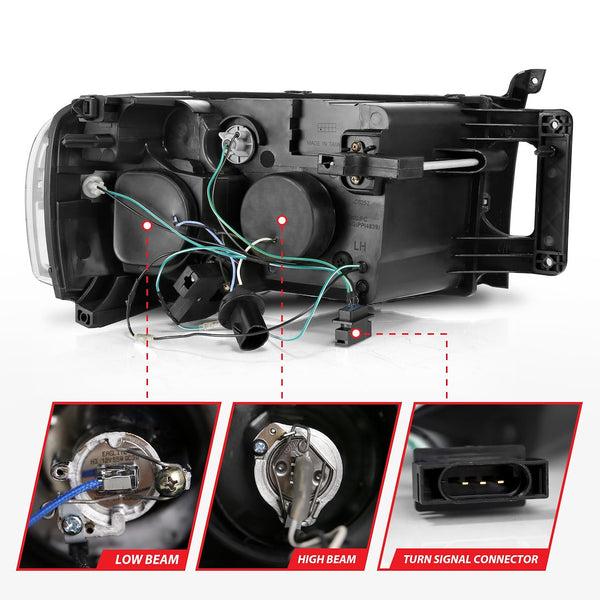 AnzoUSA Headlight Assembly (MPN: 111491)