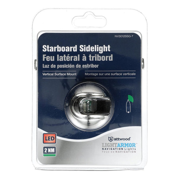 Attwood Marine Navigation Light NV3012 Series (MPN: NV3012SSG-7)