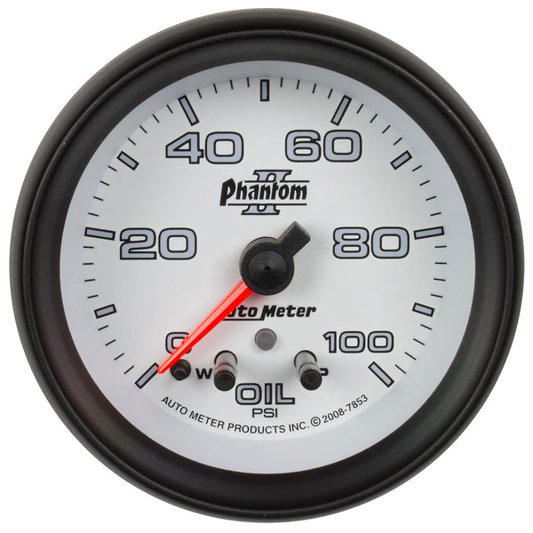 AutoMeter Phantom II Oil Pressure Gauge (MPN: 7853)