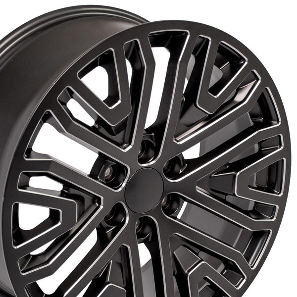 OE Wheels CV37 22 Inch Aluminum Wheel (MPN: CV37-22090-6550-28B1M)