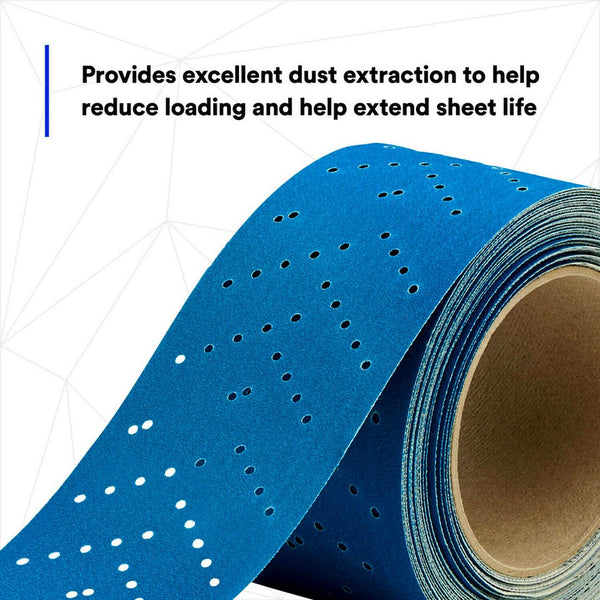 3M Hookit Blue Abrasive Sheet Roll (MPN: 36195)