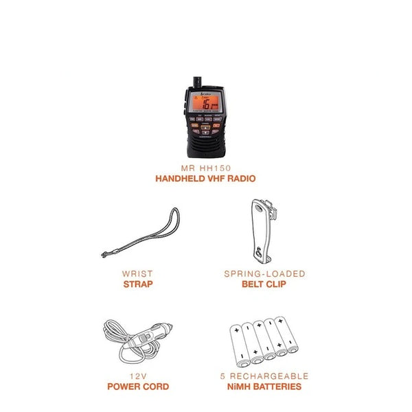 Cobra Electronics Handheld VHF Radio (MPN: MRHH150FLT)