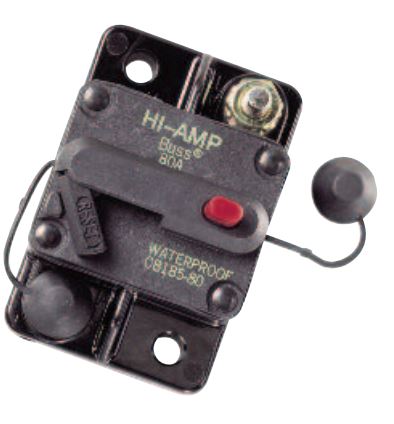 Bussman Circuit Breaker Type III 80 Amp 42 Volt DC (MPN: BP/CB185-80)
