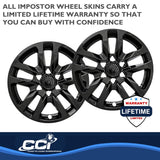 Coast To Coast Impostor Wheel Skin 18 Inch (MPN: IWCIMP432BLK)