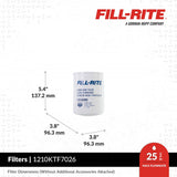 Fill-Rite Liquid Transfer Tank Pump Filter (MPN: 1210KTF7026)