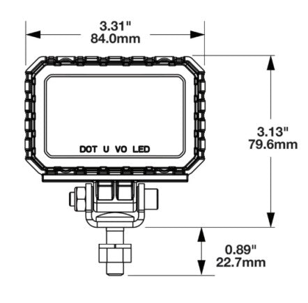 J.W. Speaker Driving Fog Light Model 92 (MPN: 0530303)
