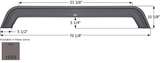 Icon Fender Skirt for Tandem Axle Trailers (MPN: 15255)