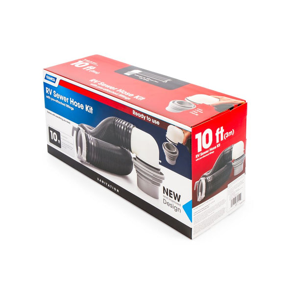 Camco 10 Foot RV Sewer Hose Kit (MPN: 39551)