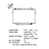 CSF Aluminum Radiator (MPN: 2517)