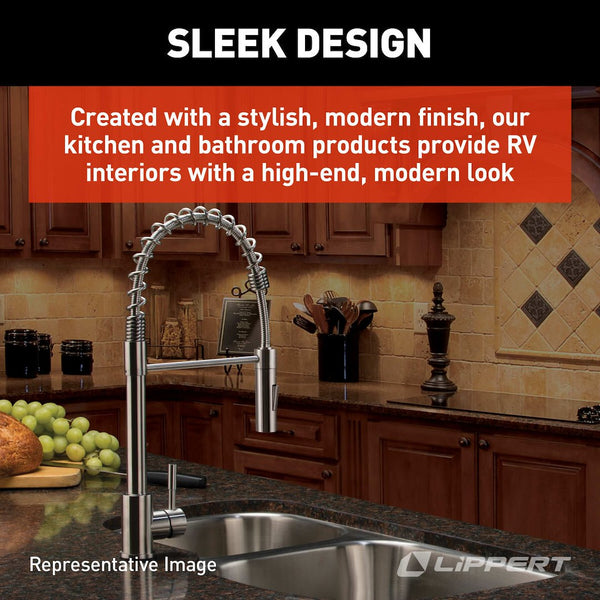 Lippert Components Stainless Steel Faucet (MPN: 719323)