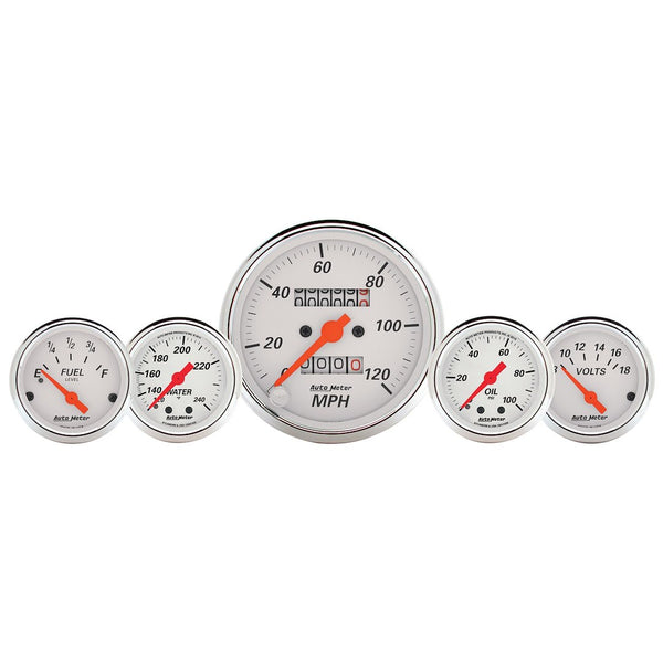 AutoMeter Gauge Set with Five Analog Gauges (MPN: 1311)