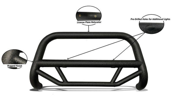 Black Horse Off Road Bull Bar (MPN: MBT-MT0112)