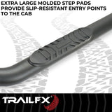 TrailFX 4 Inch Oval Tube Side Steps (MPN: A1019T)
