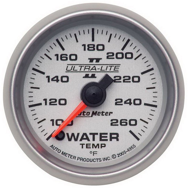 AutoMeter Ultra-Lite II Water Temperature Gauge (MPN: 4955)