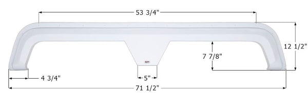 Icon Fender Skirt for Tandem Axle (MPN: 14141)