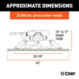 CURT A25 Fifth Wheel Trailer Hitch (MPN: 16181)