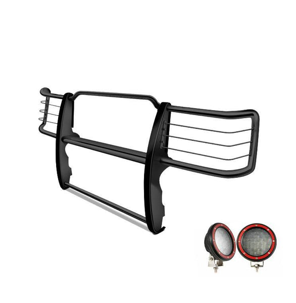 Black Horse Grille Guard Kit (MPN: 17GT26MA-PLFR)