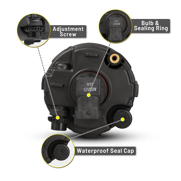 Winjet Fog Light Kit (MPN: CFWJ-0381-C)