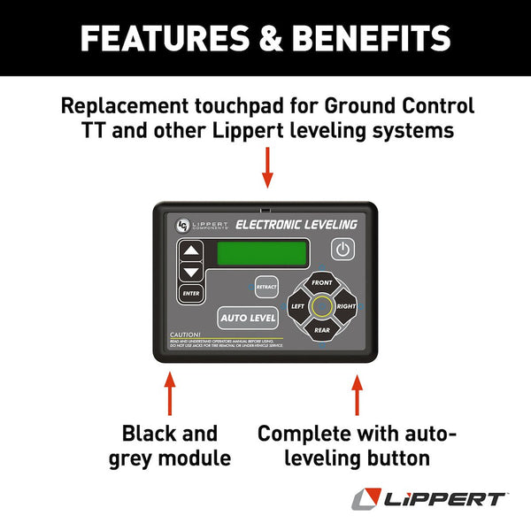 Lippert Components Leveling System Touchpad (MPN: 421484)
