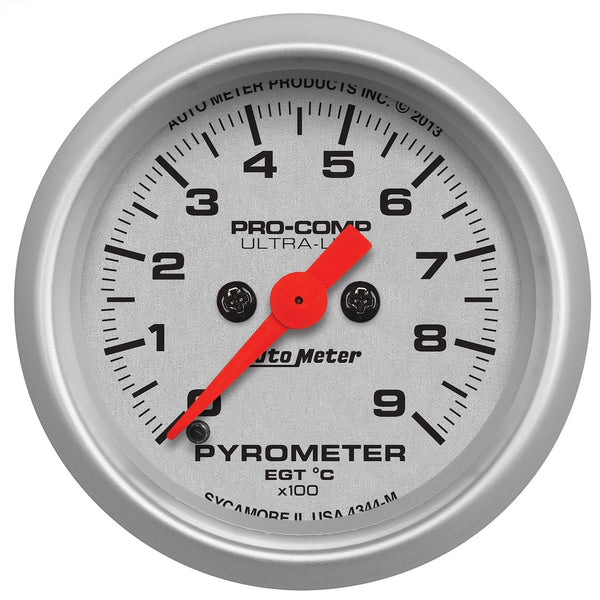 AutoMeter Gauge Pyrometer Ultra-Lite (MPN: 4344-M)