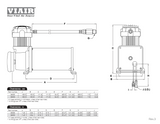 VIAIR 350C Silver Air Compressor (MPN: AC-350C)
