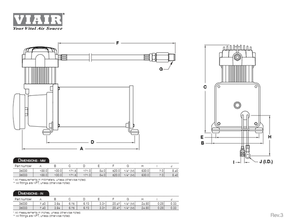 VIAIR 350C Silver Air Compressor (MPN: AC-350C)