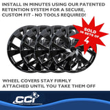 Coast To Coast 16 Inch Wheel Cover Set (MPN: IWC53316BLK)