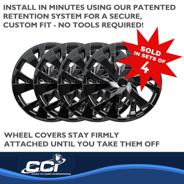 Coast To Coast 16 Inch Wheel Cover Set (MPN: IWC53316BLK)