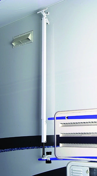 Awning rafter arm with ground support (MPN: 902865WHT)