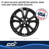Coast To Coast Impostor Wheel Skin 17 Inch (MPN: IWCIMP414BLK)