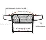 Black Horse Off Road Grille Guard (MPN: RU-NIFR22-B-PLR)