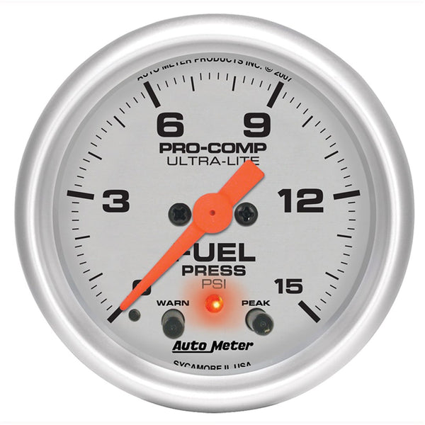 AutoMeter Ultra-Lite Fuel Pressure Gauge (MPN: 4367)