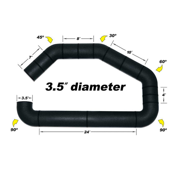 Airaid Air Intake Tube (MPN: 100-350)