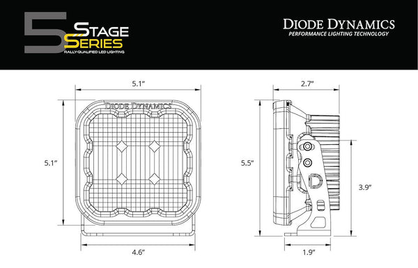 Diode Dynamics Stage Series Sport LED Pod (MPN: DD6769S)