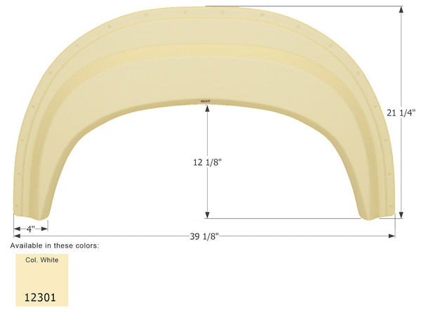 Icon Fender Skirt for GMC Frontier Models (MPN: 12301)