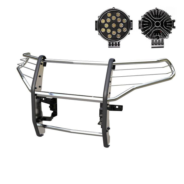 Black Horse Off Road Grille Guard (MPN: 17FJ31MSS-PLB)