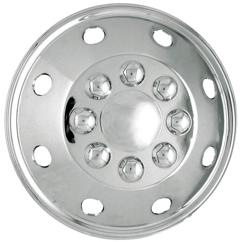 Coast To Coast Wheel Cover 16.5 Inch Chrome Plated Plastic Set of 4 (MPN: IWCAL165P)