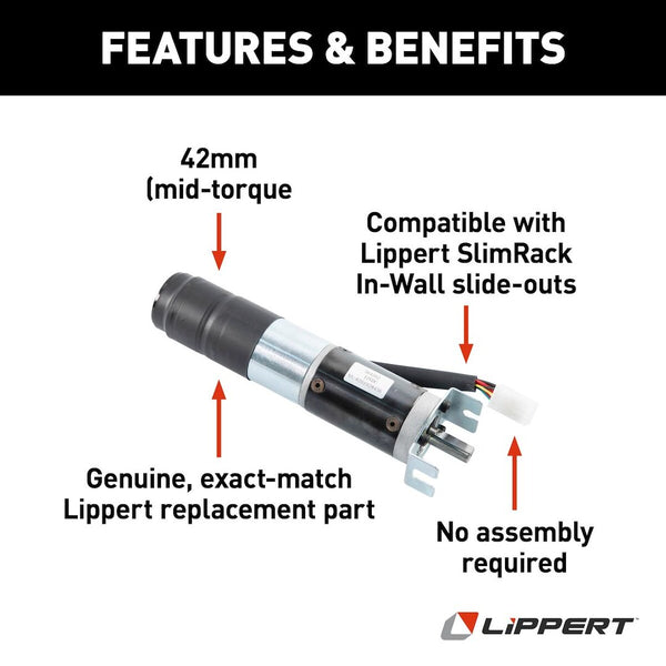 Lippert Slide Out Motor (MPN: 364262)
