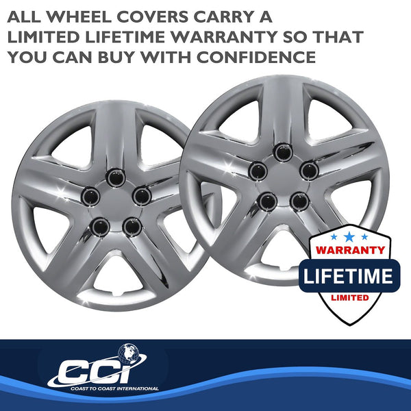 17 Inch Chrome Plated Wheel Cover Set (MPN: IWC43117C)